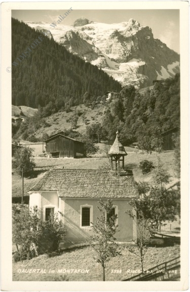 gauertal im montafon, ortsansicht