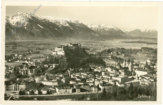 salzburg, ortsansicht