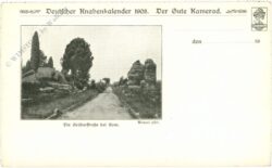 rom, die gräberstraße deutscher knabenkalender 1908