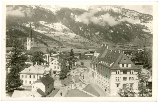 bad hofgastein, ortsansicht