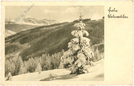 weihnachten, verschneite hügel