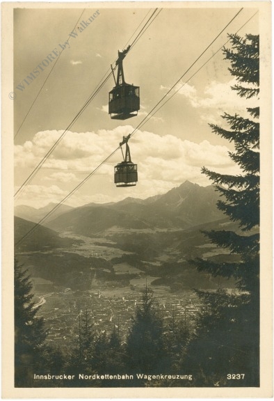 innsbruck, nordkettenbahn wagenkreuzung