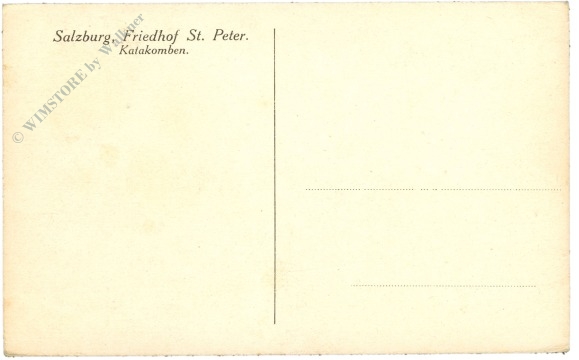 salzburg, friedhof st. peter, katakomben