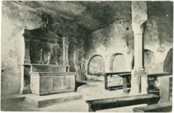 salzburg, st. peter, die katakomben (getrauden kapelle)