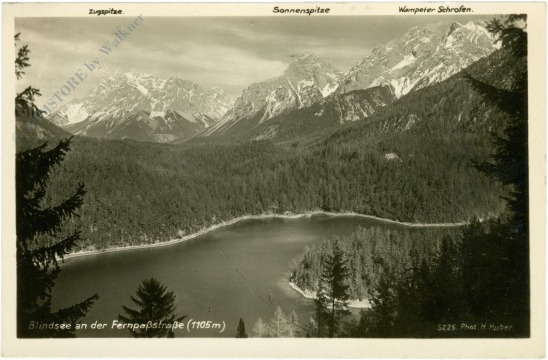 biberwier, blindsee an der fernpaßstraße