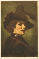 rembrandt, selbstportrait als officer