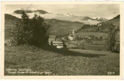 gröbming, evang. kirche mit schladminger tauern