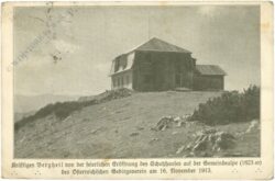 gemeindealpe, schutzhaus