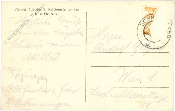 donnersbach, plannerhütte