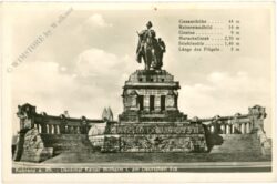koblenz am rhein, denkmal kaiser wilhelm i. am deutschen eck