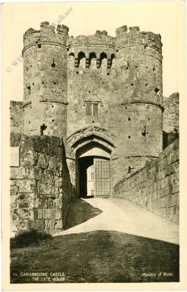 isle of wight, newport, carisbrooke castle, the gatehouse isle of wight, newport, carisbrooke castle, the gatehouse