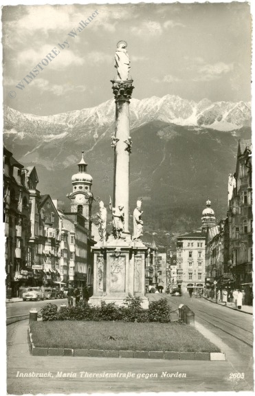innsbruck, maria theresienstraße gegen norden