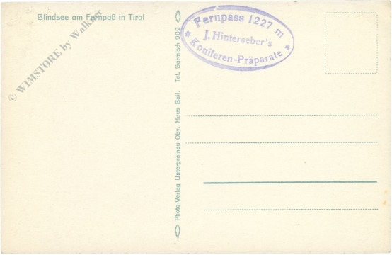 biberwier, blindsee am fernpaß