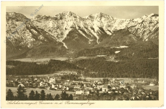 bad goisern, mit dem ramsauergebirge