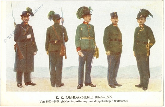 gendarmerie (k.k.) 1869 1899