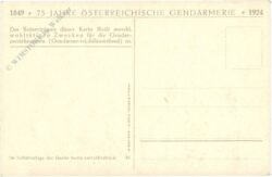 gendarmerie, Österr. bundesgendarmerie im jubiläumsjahre 1924 (seit 1919)