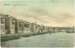 smyrne (izmir), la bellevue et les quais