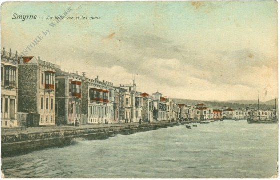 smyrne (izmir), la bellevue et les quais smyrne (izmir), la bellevue et les quais