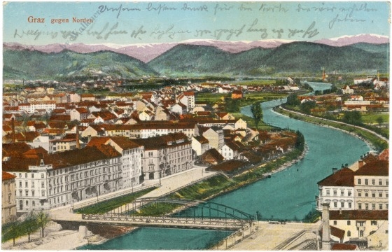 graz, gegen norden