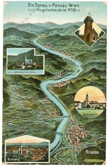 krems, die donau v. passau wien; abschnitt krems linz