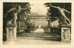 salzburg, schloss mirabell, mirabellgarten eingang