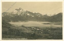 mondsee, mit dem schafberg
