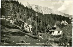 hochschwab, alpengasthaus schwabenbartl in der fölz
