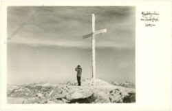 obdach, gipfelzeichen am zirbitzkogel