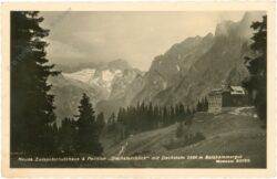 zwieselalpe, neues schutzhaus & pension dachsteinblick mit dachstein