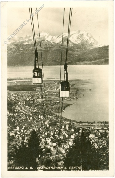 bregenz, pfänderbahn g. säntis