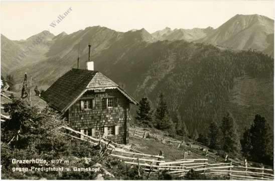 krakau, grazerhütte gegen predigtstuhl und gamskopf