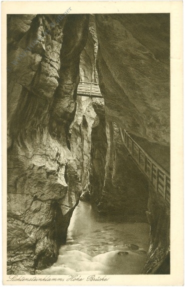 st. johann im pongau, lichtensteinklamm hohe brücke