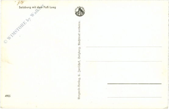 salzburg, mit dem paß lueg