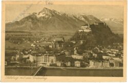 salzburg, mit dem untersberg