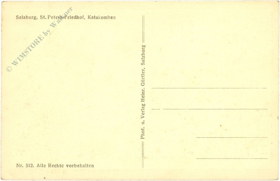 salzburg, st. peters friedhof, katakomben