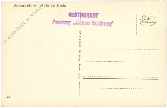 salzburg, bei scheinwerferbeleuchtung