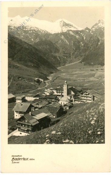 hintertux, ortsansicht hintertux, ortsansicht