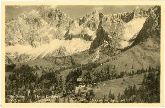ramsau, austriahütte am brandriedl, hoher dachstein, mitter spitze ramsau, austriahütte am brandriedl, hoher dachstein, mitter spitze