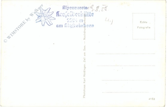 kaprun, kitzsteinhorn von der krefelderhütte