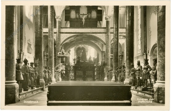 innsbruck, inneres der hofkirche