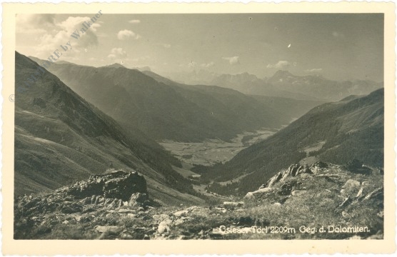 st. jakob im defereggental, gsieser törl gegen die dolomiten
