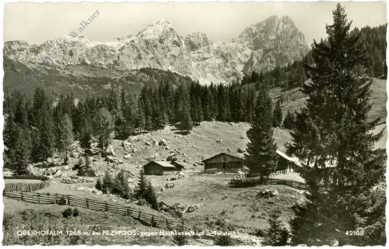filzmoos, oberhofalm gegen hochkesselkopf und torstein