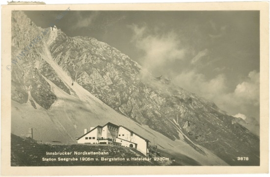 innsbruck, nordkettenbahn, station seegrube u. bergstation u. hafelekar