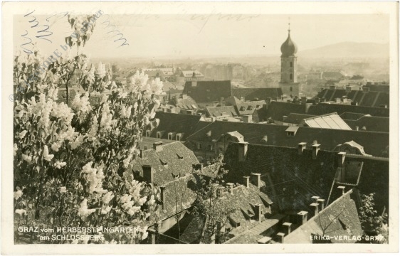 graz, vom herbersteingarten am schlossberg