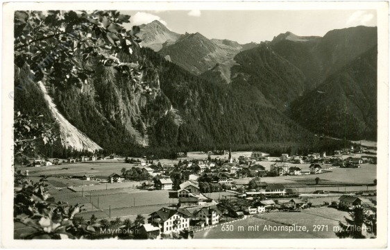 mayrhofen, mit ahornspitze