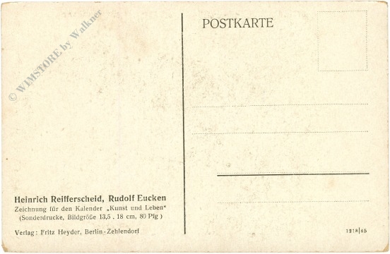 reifferscheid, heinrich: rudolf eucken