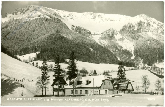 altenberg an der mürz, gasthof alpenland gegen heualpe