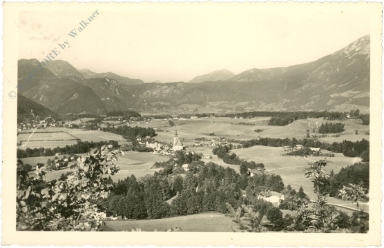 großgmain, blick gegen bayern