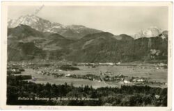 hallein, und dürnberg mit hohem göll und watzmann