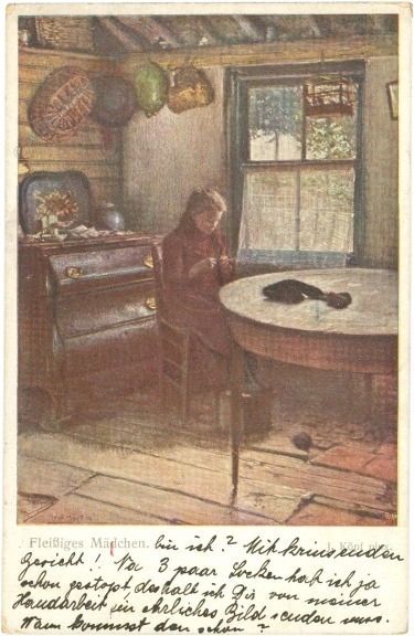köpf, j.: fleißiges mädchen
